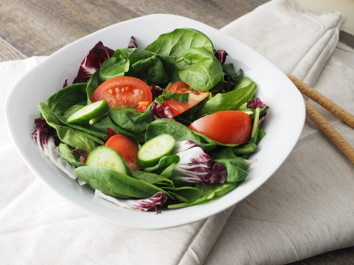 Healthy Salad on a Bowl